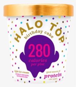 Birthday Cake Ice Cream Halo Top, HD Png Download, Transparent PNG