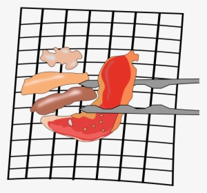 Bbq With Tongs - Etiketten Selbstklebend Weiß 16 X 25 Mm, HD Png Download, Transparent PNG