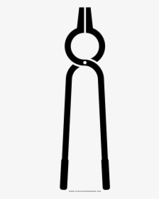 Tongs Coloring Page, HD Png Download, Transparent PNG