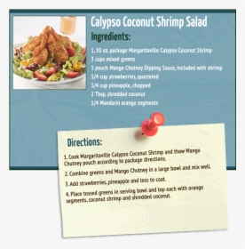 Calypso Coconut Shrimp Salad - Tempura, HD Png Download, Transparent PNG