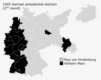 1933 German Election Map, HD Png Download, Transparent PNG