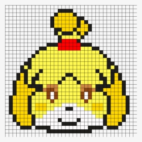 Acnl Isabelle Perler Bead Pattern / Bead Sprite - Isabelle Animal Crossing Pixel Art, HD Png Download, Transparent PNG