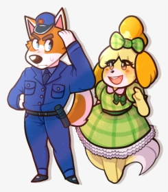 Acnl Isabelle And Copper Clipart , Png Download - Cartoon, Transparent Png, Transparent PNG