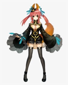 Playable Caster Fate Extra Type Moon Wiki Png Gothic - Tamamo No Mae Extra Ccc, Transparent Png, Transparent PNG
