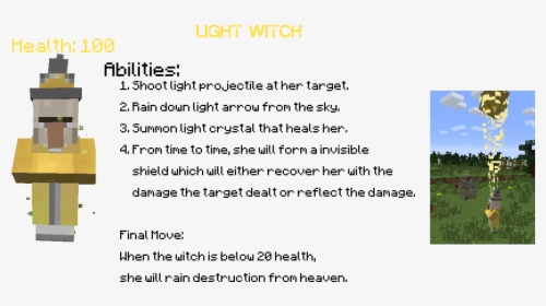 Elemental Witch Mod 5 - Witches Abilities In Minecraft, HD Png Download, Transparent PNG