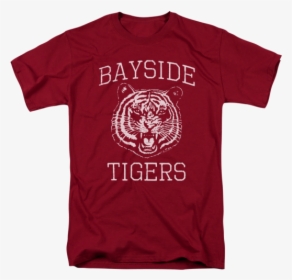 Saved By The Bell Go Tiger Mens Tee Shirt - Bayside Tigers, HD Png Download, Transparent PNG