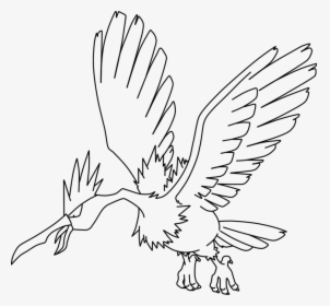 Fearow Coloring Page , Png Download - Fearow Coloring Pages, Transparent Png, Transparent PNG