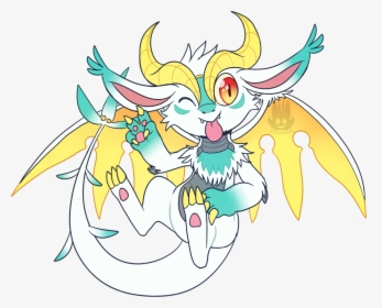 “tiny Alabaster Drake From The Force Of Will Tcg  ” - Cartoon, HD Png Download, Transparent PNG