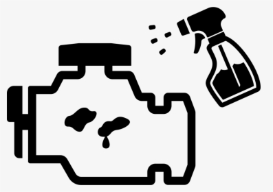 Engine Cleaning - Engine Wash Icon Png, Transparent Png, Transparent PNG