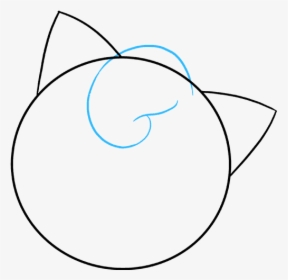 How To Draw Jigglypuff - Line Art, HD Png Download, Transparent PNG