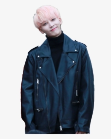 #17 #17carat #seventeen #jeonghan - Seventeen Jeonghan Leather Jacket, HD Png Download, Transparent PNG