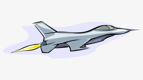 Vector Illustration Of Armed Forces Military Jet Fighter, HD Png Download, Transparent PNG