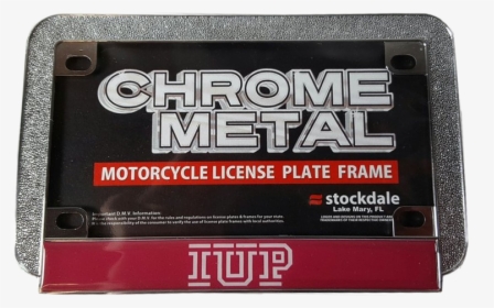 License Plate Frame, Motorcycle, Iup Logo - Indiana University Of Pennsylvania, HD Png Download, Transparent PNG