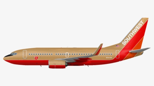 Southwest Airlines Boeing 737 - Southwest Airlines Desert Gold, HD Png Download, Transparent PNG