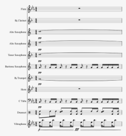 Trumpet King Dedede Theme Sheet Music , Png Download - Rainbow Road Mk64 Band Sheet, Transparent Png, Transparent PNG