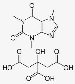Caffeine Molecule Structure, HD Png Download, Transparent PNG