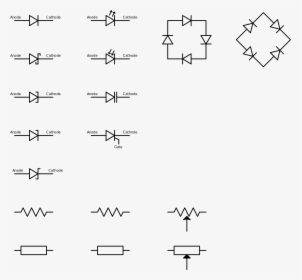 Electrical Symbols Of Different Components - Calligraphy, HD Png Download, Transparent PNG