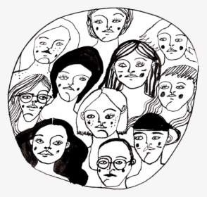 Bombassbabes Faces - Sketch, HD Png Download, Transparent PNG