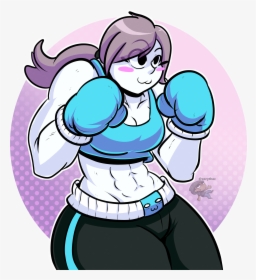 She Is Here To *smacks Lips Maliciously* Smash - Wii Fit Trainer Little Mac, HD Png Download, Transparent PNG