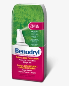 Benadryl® Itch Spray - Benadryl After Bite Spray, HD Png Download, Transparent PNG