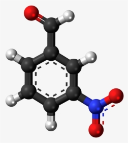 Nitrobenzaldehyde Molecule Png Image - Thiol 3d, Transparent Png, Transparent PNG