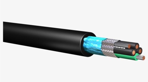 600v/1kv Foil & Braid Shielded Cable, Full Size Ground - Coaxial Cable, HD Png Download, Transparent PNG