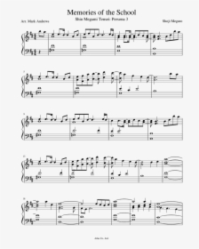 Memories Of The School Sheet Music, HD Png Download, Transparent PNG