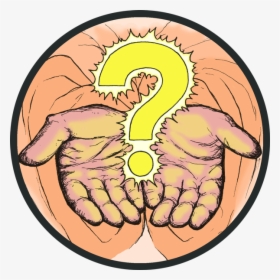 Question Hands Circle - Cartoon, HD Png Download, Transparent PNG