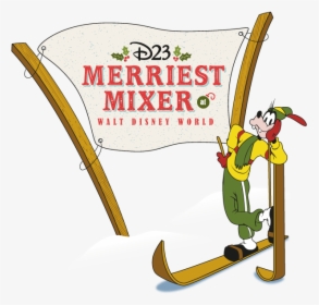 Tickets For D23’s Merriest Mixer At Walt Disney World - Cartoon, HD Png Download, Transparent PNG