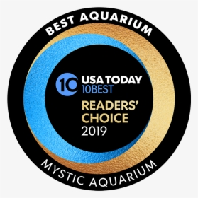 Best Aquarium 2019 Badge - Usa Today Top 10, HD Png Download, Transparent PNG