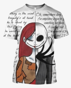 Gearhuman 3d Tim Burton Nightmare Before Christmas - Jack Skellington And Sally Drawing, HD Png Download, Transparent PNG