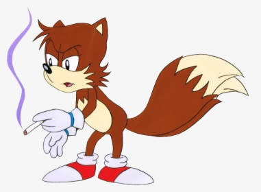 Sonic Says Tails Smoking, HD Png Download, Transparent PNG