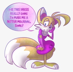 Tails In A Dress - Tails The Fox Dress, HD Png Download, Transparent PNG
