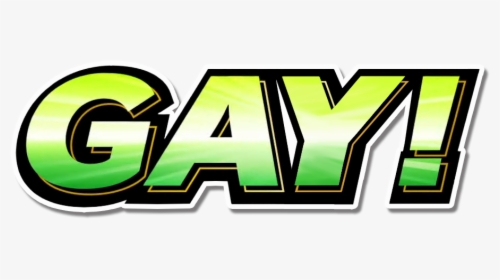 Gay Green Text Font Logo, HD Png Download, Transparent PNG