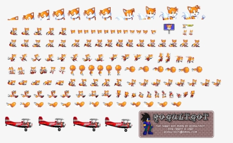 Sonic Exe Tails Sprites, HD Png Download, Transparent PNG