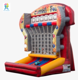 Adults Connect Four Inflatable Basketball Shooting - Inflatable Connect 4 Basketball, HD Png Download, Transparent PNG