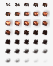 Here Is An Explosion Sprite Sheet That I Made For Cautious, HD Png Download, Transparent PNG
