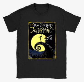 The Nightmare Before Christmas Tim Burton S Doctor - Tim Burton Doctor Who T Shirt, HD Png Download, Transparent PNG