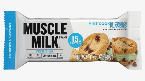 Cytosport Protein Bar Mint Cookie Crunch - Muscle Milk Protein Bars Birthday Cake, HD Png Download, Transparent PNG