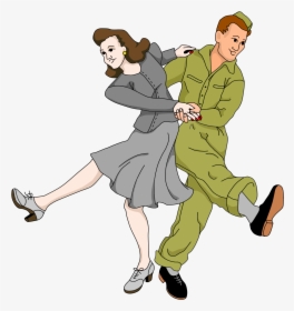 1940s Dancing Clipart, HD Png Download, Transparent PNG