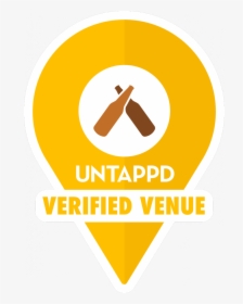 Untappd Verified Venue - Graphic Design, HD Png Download, Transparent PNG
