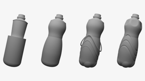 With Vdb Remeshing, You Can Quickly Re-topologize Meshes - Plastic Bottle, HD Png Download, Transparent PNG