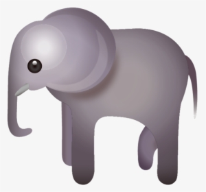 Elephant Emoji Png, Transparent Png, Transparent PNG