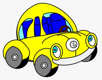 Volkswagen Beetle Cartoon .png, Transparent Png, Transparent PNG