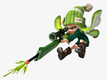 Splatoon Nintendo Dungeons And Dragons Homebrew Switch - Splatoon Inkling Girl Green, HD Png Download, Transparent PNG
