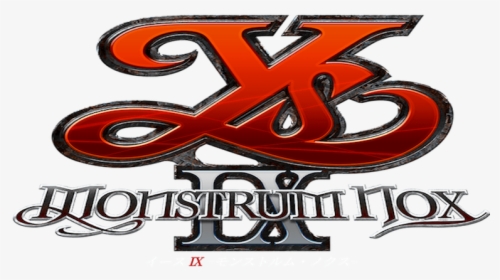 Ys Ix Monstrum Nox Logo, HD Png Download, Transparent PNG