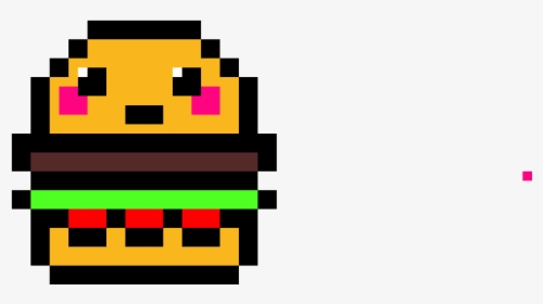 Kawaii Burger Pixel Art, HD Png Download, Transparent PNG