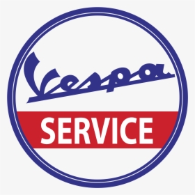 Vespa Service Logo Vector, HD Png Download, Transparent PNG
