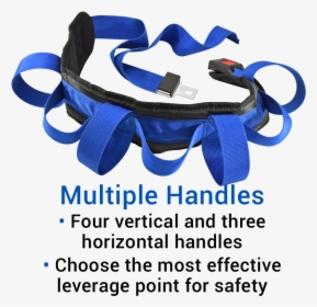 Secure® Padded Gait Belt With 7 Hand Grips - Goggles, HD Png Download, Transparent PNG