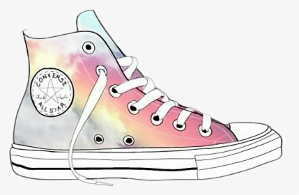 #zapatilla #zapato #cool #emoji #emojis #emojisticker - Rainbow Converse Stickers, HD Png Download, Transparent PNG